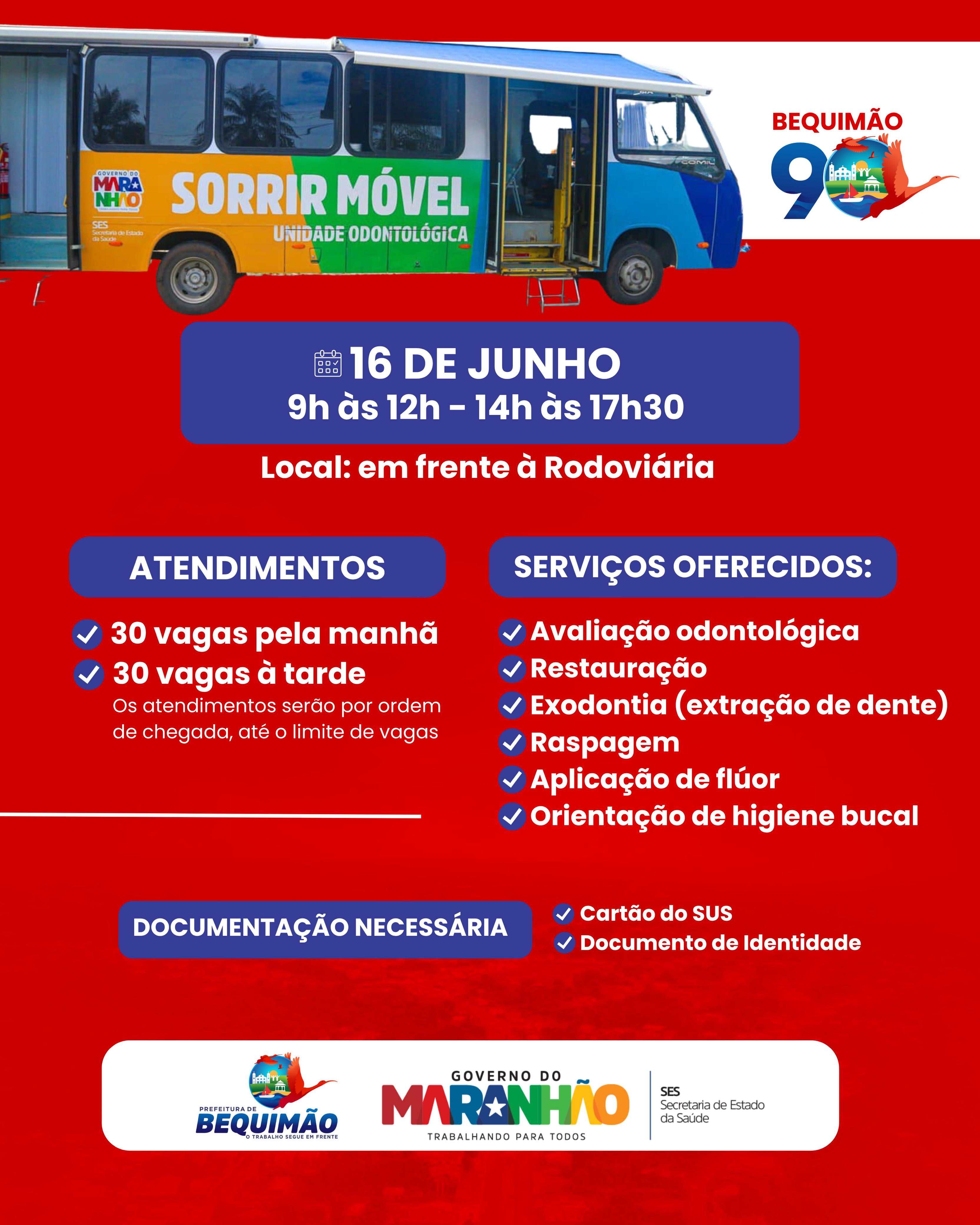 #Bequimão90Anos: Zé Martins vai promover ações de saúde da mulher e bucal, na programação do aniversário do município